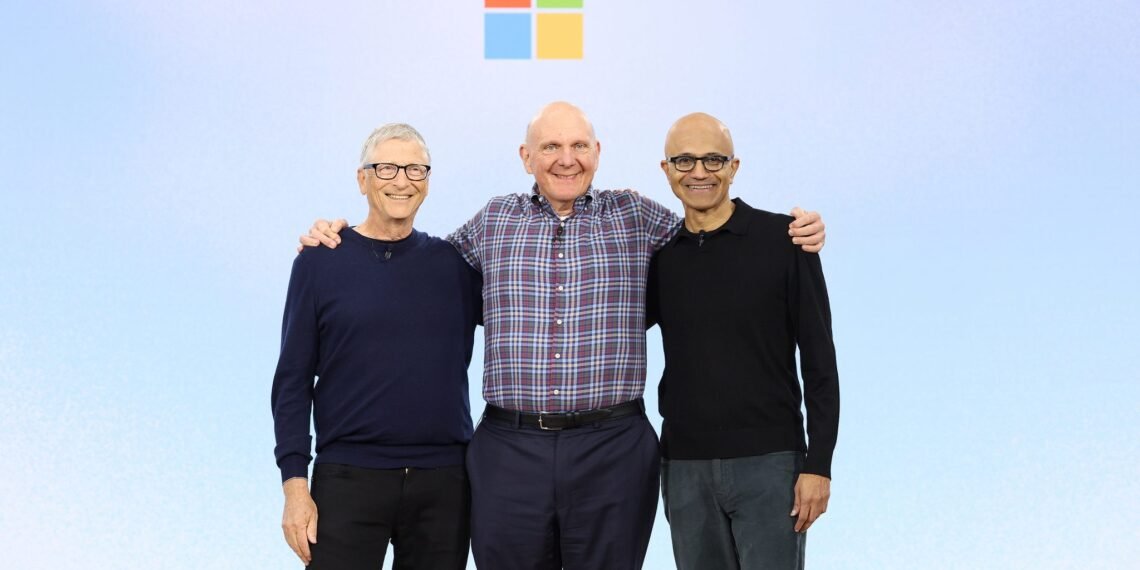 As the tech world celebrates Microsoft’s 50th anniversary, CEO Satya Nadella reflects on the company