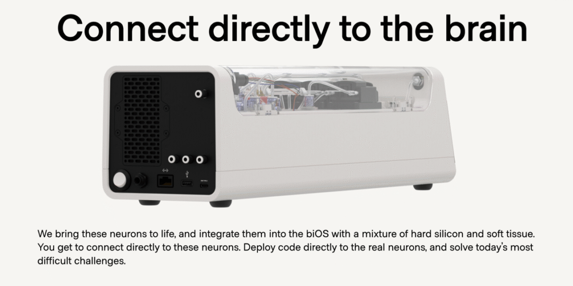 $35K Biocomputer Merges Human Brain Cells & Silicon